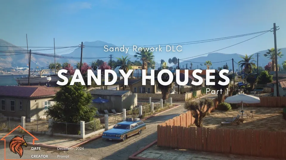 Indicación Sandy Houses vista previa del recurso FiveM